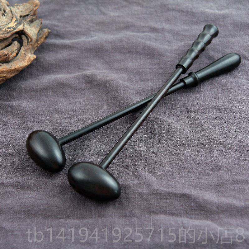 正品紫光檀木摩锤器按足红木锤 底经络养生捶保健 棒敲背锤穴位敲