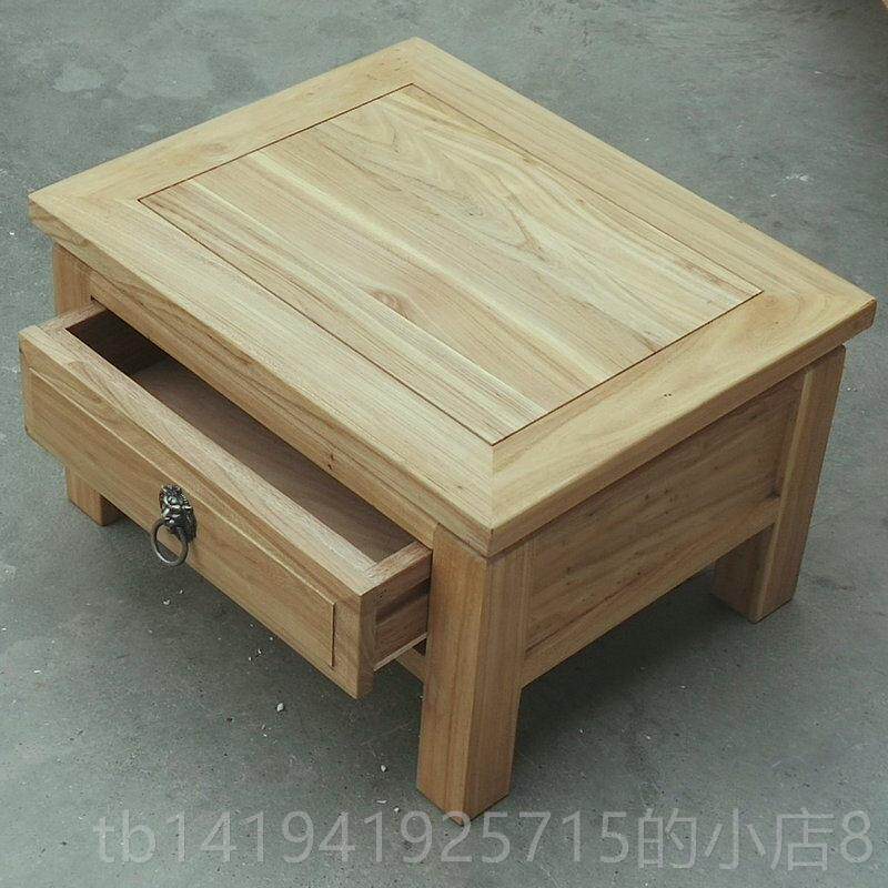 正品包邮炕日式榻榻米老茶几实木矮桌榆木桌几茶炕桌矮桌简约小桌