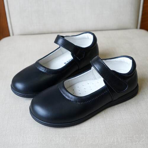 正品香皮港学生童黑皮鞋公主鞋真皮软皮头层服牛儿童演出礼黑色单