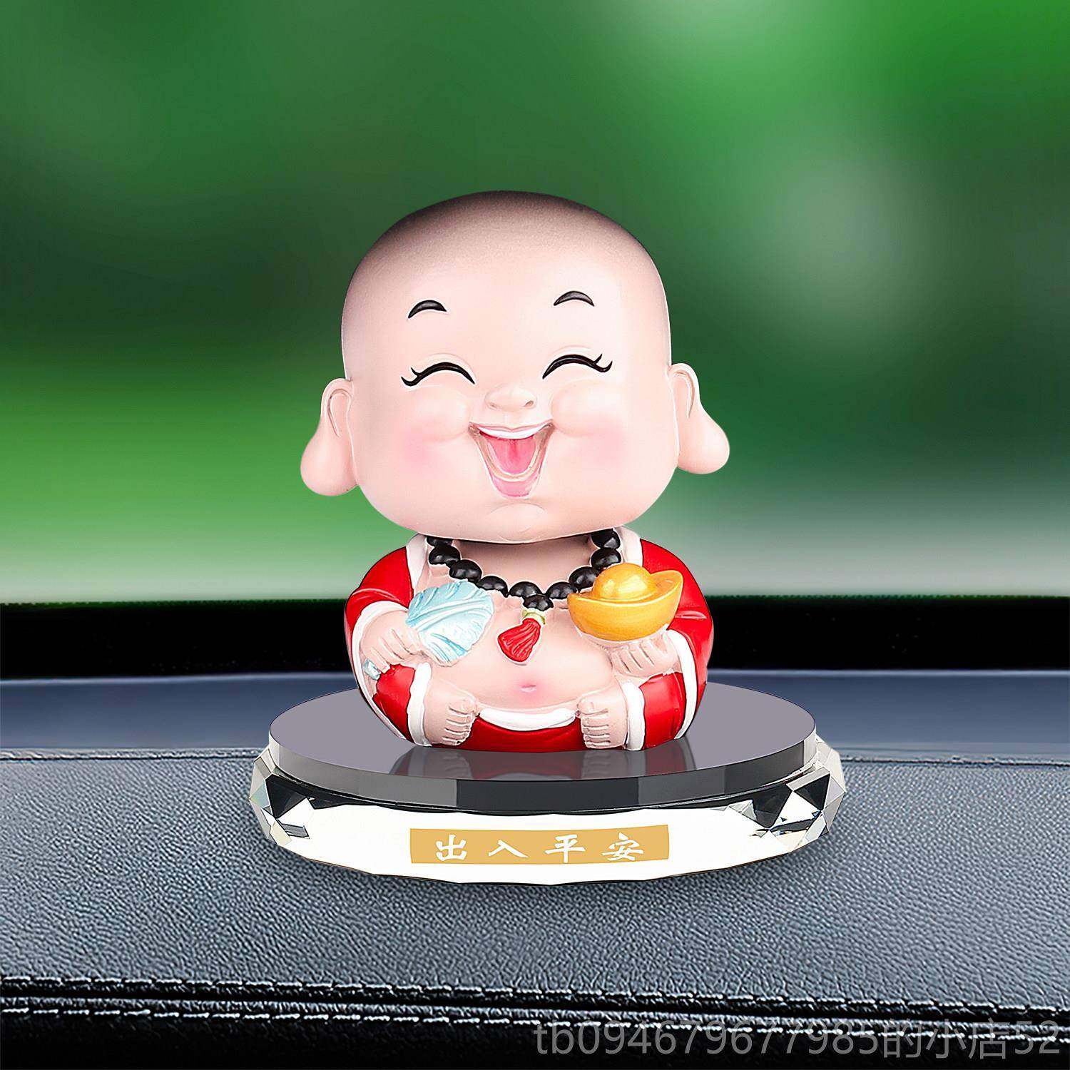 正品档可头小和爱尚汽高车摆件车内饰品女摇士香水车上中控台车载图片