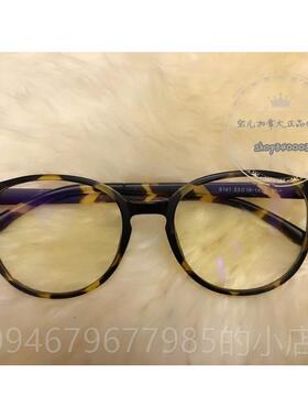 正品[现]金晨同款加拿大PROS射PE货K豹纹师大款女防蓝光防辐眼镜