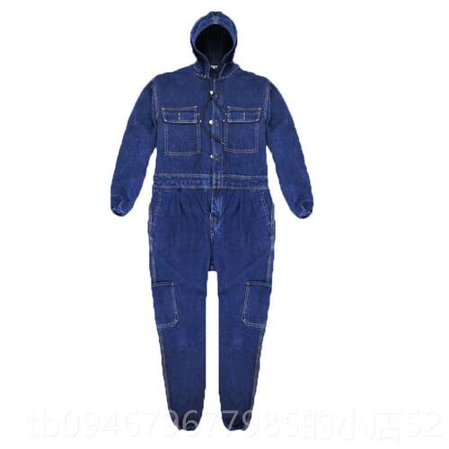 正品连身仔工作套保装纯棉加厚男女焊服工防烫机修汽修牛喷漆防尘