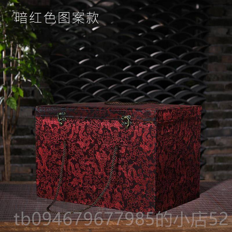 正品高档陶瓷花瓶礼盒送礼摆件工艺器品定包装大锦盒制生日礼品码