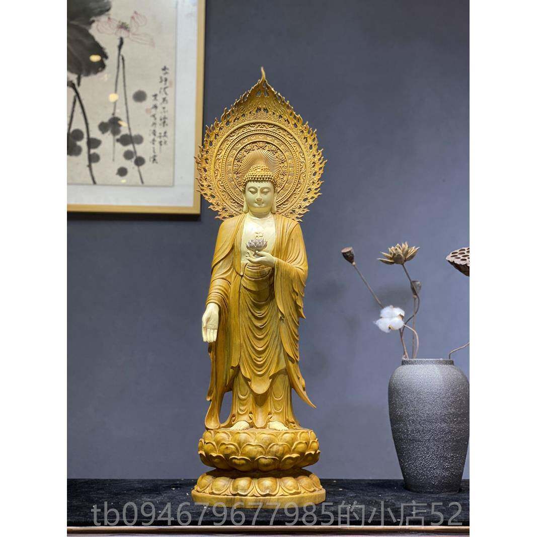 正品香樟木瓶观净音菩萨木根佛像实木雕刻定制工艺品供奉雕摆雕件