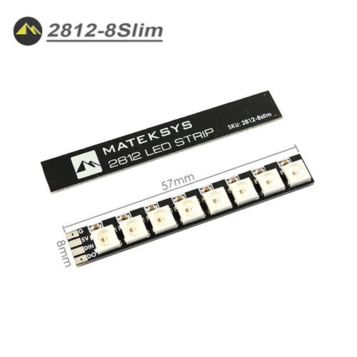 穿越机FPV飞控竞赛夜航高亮LED机臂灯板/MATEK 2812-8slim