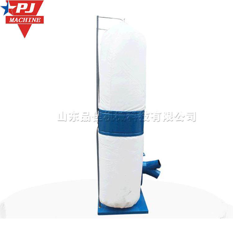可移动式工业布袋吸尘机 集尘单桶双桶吸尘器 木工机械除尘设备