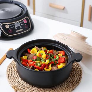 陶瓷砂锅电磁炉可用炖汤煲汤耐高温锅商用明火电陶炉平底砂锅粥无