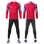 球 防护服小将学生带护垫门门将服套装 高档守员装 备门服定制童长袖