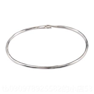 高档Werkstatt uchen手镯男女德国n黑先锋小暗众手工925纯银手镯