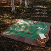 卡通设计野餐垫加厚防潮折叠户外可携式 垫子野外露营防水防潮地垫