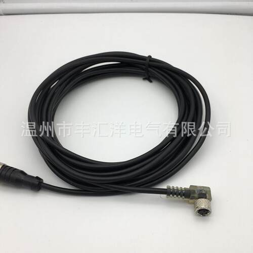 耐油耐高温耐腐蚀连接线 WKC4T-P7X2-2-5-10-RSC4T/TXL带LED