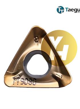 韩国特固克数控铣刀片 3PKT 190608R-M TT6080 涂层 不锈钢加工