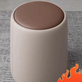 北欧沙发小圆凳40cm家用客厅茶几矮凳圆墩化妆凳墩子换鞋凳42cm高