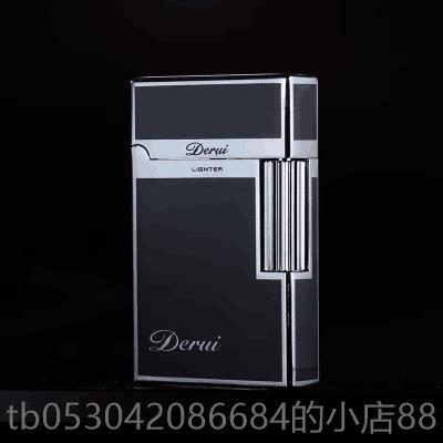 正品侧滑朗声式打火机正品瑞德防充气高档男生砂轮个性定制父风亲