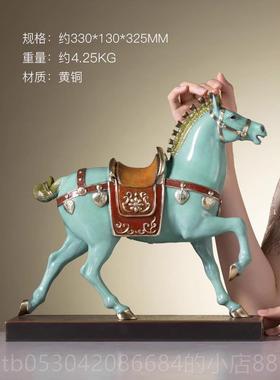 正品朱仁铜庄之灵饰韵客厅装马饰品家居饰秉饰品书桌品办公饰品