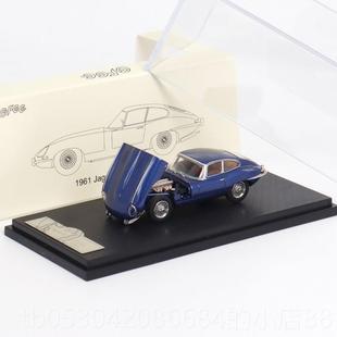 正品191捷豹e型捷6豹Gfcc:6典4车经汽车人工合金汽模型开盖