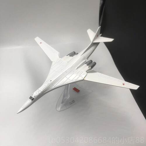 正品1:-200俄事罗斯图-16 TU160白0天鹅轰炸机军飞机模型摆件合金