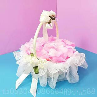 正品采花姑国娘演出服款儿童服花篮舞蹈道具风胭脂新妆汉彩蝶表演