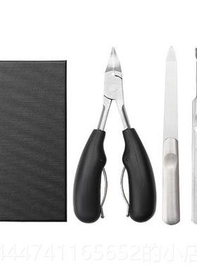 高档采购产品指甲剪刀指甲套沟专用灰色修剪鹰钳，厚趾死皮刀，嘴