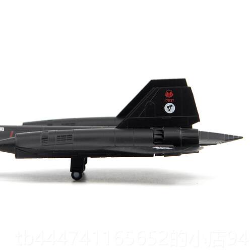 高档1144美/国空军SR-71A黑鸟侦S察机NAA博物馆成 SR71品合金飞机
