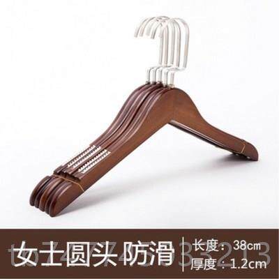 新款木10个裤装实木裤架衣裤夹子服装店架家用防滑无痕质裤夹架子