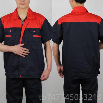 新款袖工作服套装男耐劳保服汽修长装服厂服电焊工制服上衣春秋磨