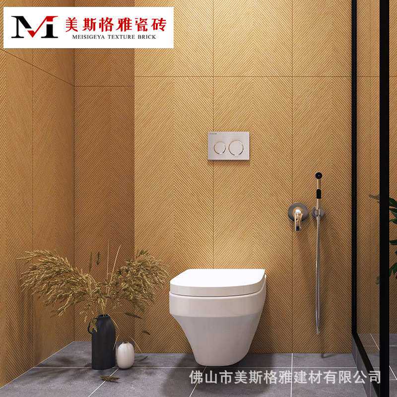 鱼骨纹木纹砖400x1200拉槽纹仿古砖卫生间墙砖餐厅背景墙地砖