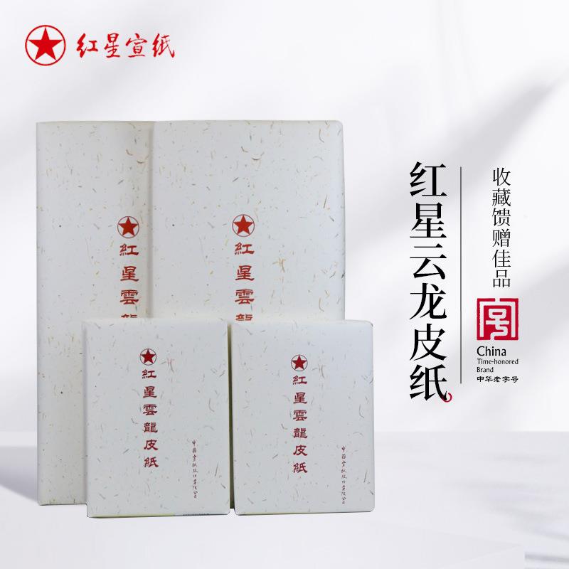 红星牌云龙皮纸宣纸书画纸四尺加厚手工宣纸书法练习创作用纸