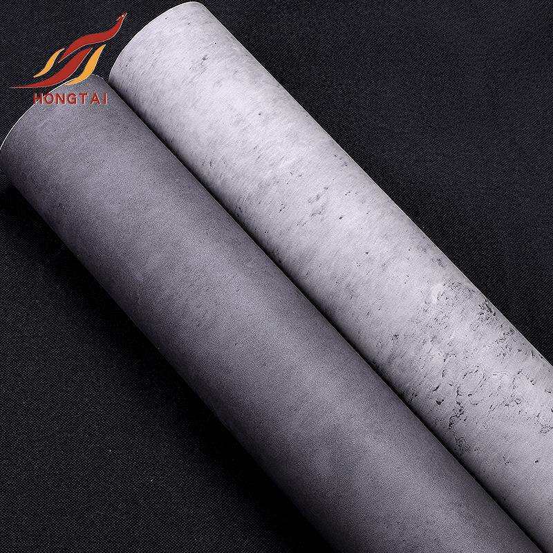 复古水泥灰工业风墙贴壁纸展会背景自粘墙纸PVC加厚防水自粘墙贴