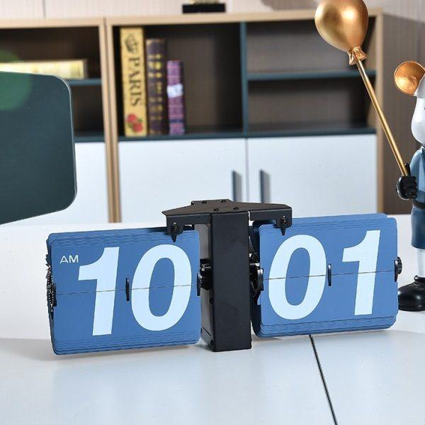 欧式钟表 复古机械自动翻页钟 客厅创意钟 大号座钟挂钟个性时钟,家居饰品,座钟,淘宝优惠券,粉丝福利购,淘宝优惠卷