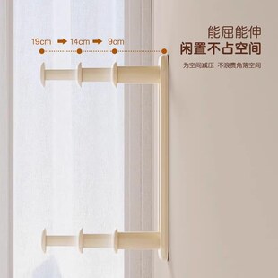 【下单立减50】可伸缩衣架收纳器免打孔衣柜家用阳台晾衣架_HL