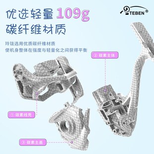 【2月24号20点开售】特奔玲珑路亚纺车轮微物专用马口渔轮鱼线轮