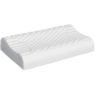 美容床罩配套乳胶枕按摩床枕头带枕套成人单只波浪形颗粒透气枕