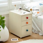 创意奶油风多层斗柜客厅铁艺抽屉柜简约卧室置物柜收纳柜
