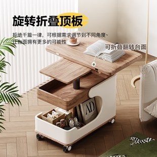 博纯方糖小推车茶几客厅家用2024新款轻奢高级感折叠移动边几