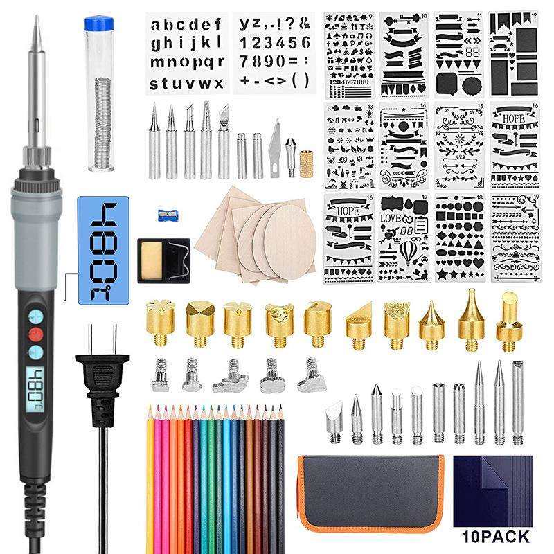 厂家直销烙画工具雕刻烙画笔木材燃烧套件 可调温烙画套装88件套,玩具/童车/益智/积木/模型,毛绒/玩偶/公仔/布艺类玩具,淘宝优惠券,粉丝福利购,淘宝优惠卷