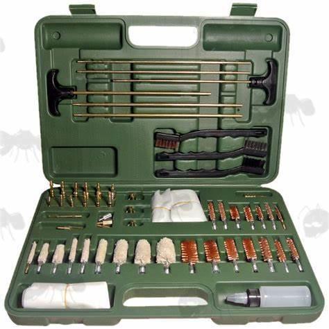 62PC Universal Gun Cleaning Kit铜丝棉刷钢丝刷清洁刷管刷套装