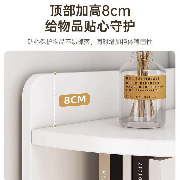角柜墙角柜转角置物架客厅三角柜复古办公室美式角落柜子墙角书柜