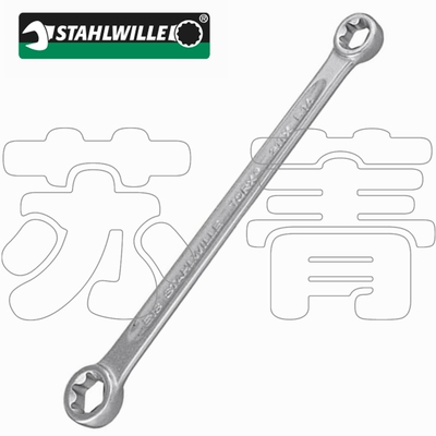 德国原装达威力STAHLWILLE双头星型梅花扳手直头21TX用于Torx螺栓