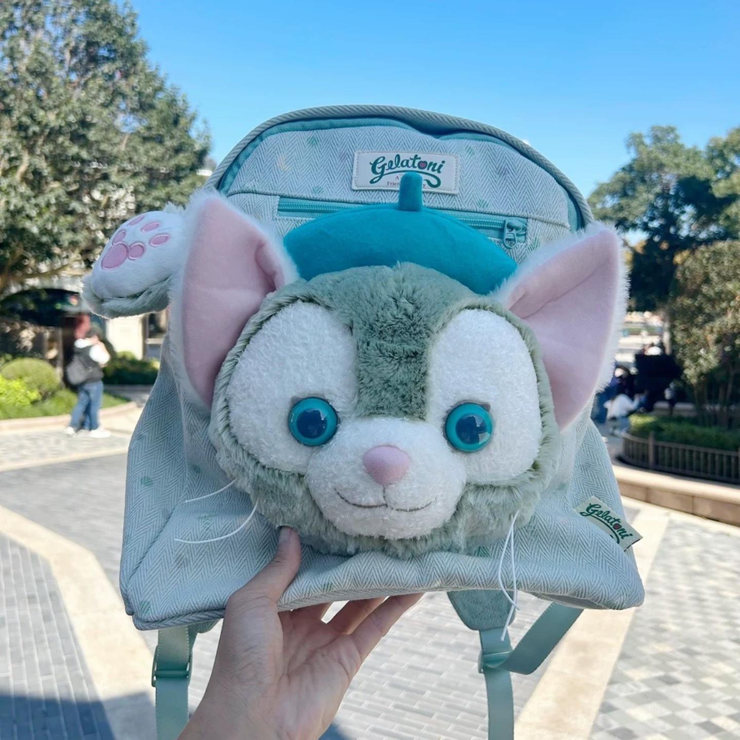 乐园学院达菲毛绒双肩痛包