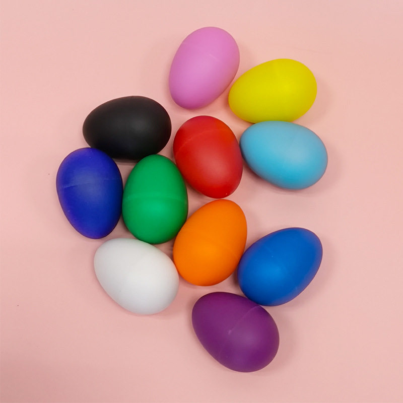 沙蛋沙球奥尔夫儿童打击乐器幼儿园视觉训练道具磨砂塑料沙蛋