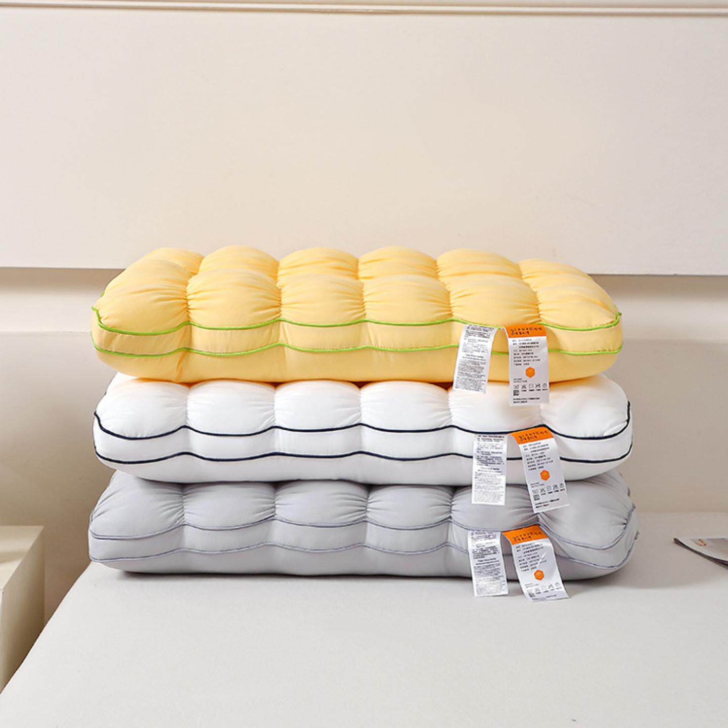 法式云朵面包枕头成人酒店柔软枕芯机洗高弹羽丝绒枕头芯