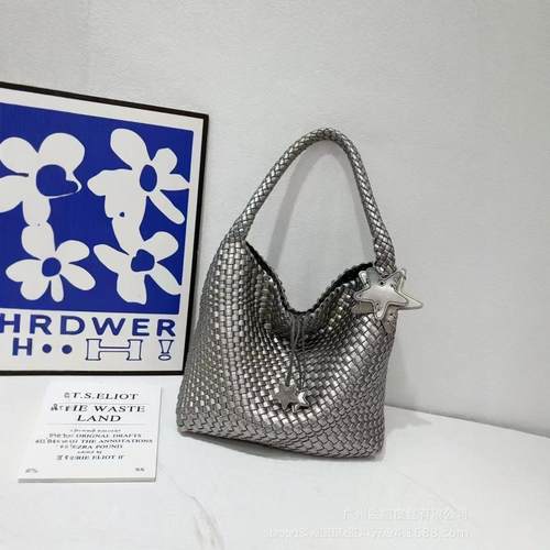 2025欧美日韩潮流ins风时尚复古工艺托特包手提包水桶编织包