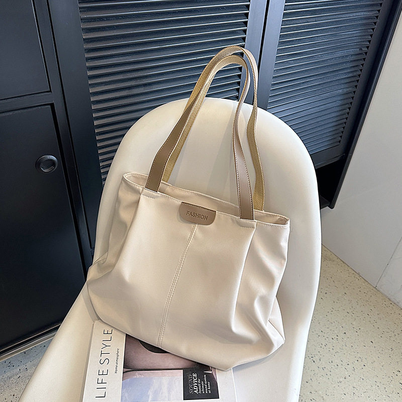 2025秋季新款帆布慵懒风托特包涤纶耐用上班大容量通勤腋下包女,箱包皮具/热销女包/男包,腋下包,淘宝优惠券,粉丝福利购,淘宝优惠卷