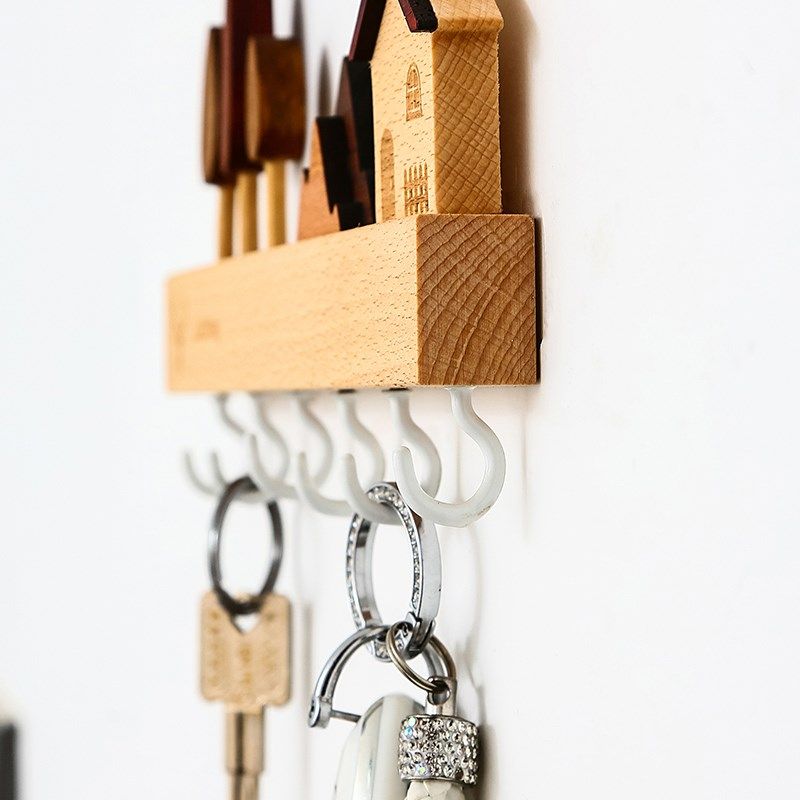 进门钥匙挂钩入户玄关墙上壁挂钥匙收纳架可爱网红装饰挂钩免打孔,收纳整理,挂钩/粘钩,淘宝优惠券,粉丝福利购,淘宝优惠卷