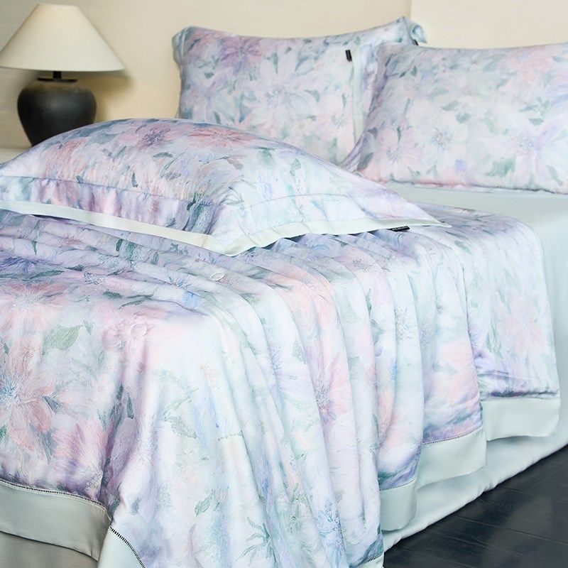 高端100支超细旦兰精天丝夏被四件套可水洗蚕丝空调被2025新款,床上用品,化纤被,淘宝优惠券,粉丝福利购,淘宝优惠卷