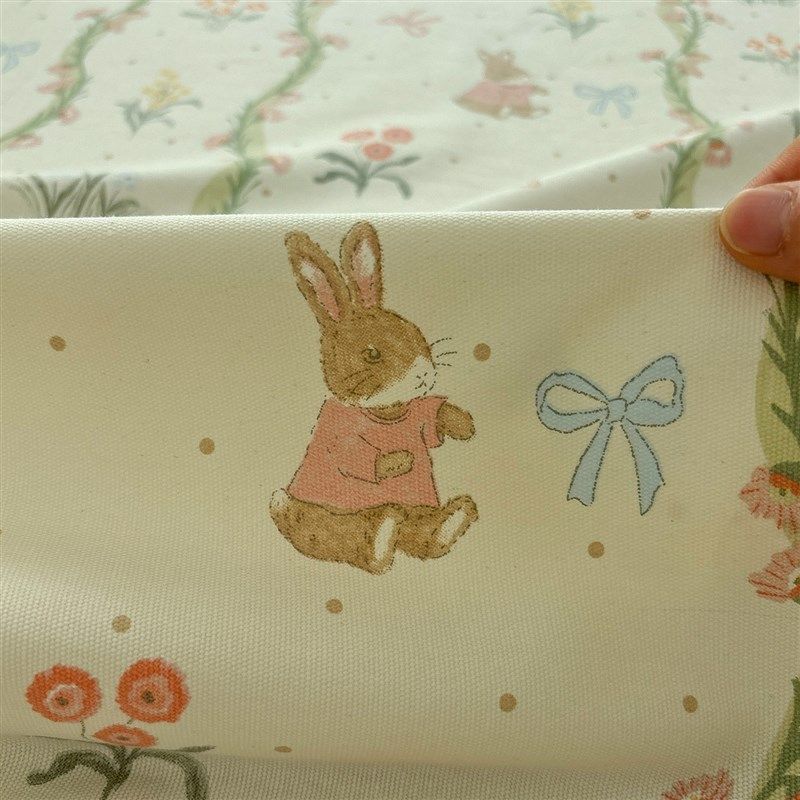 高档加厚老粗布藤蔓兔纯棉床单床笠全棉加大炕单宿舍亚麻棉三件套,床上用品,床单,淘宝优惠券,粉丝福利购,淘宝优惠卷