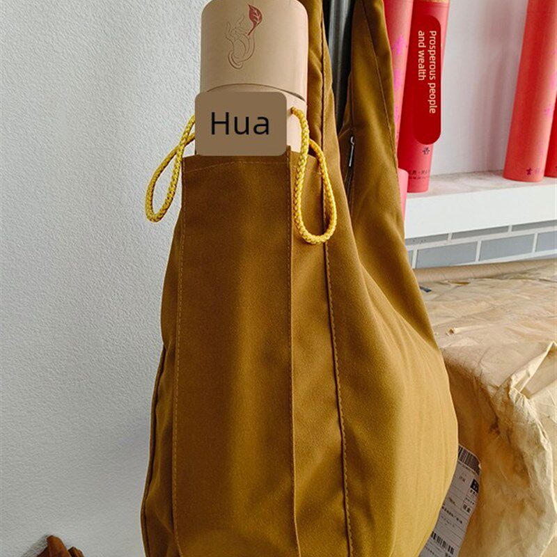 定制宝塔普陀山越来越好帆布月牙包大容量出行烧香包禅修旅行