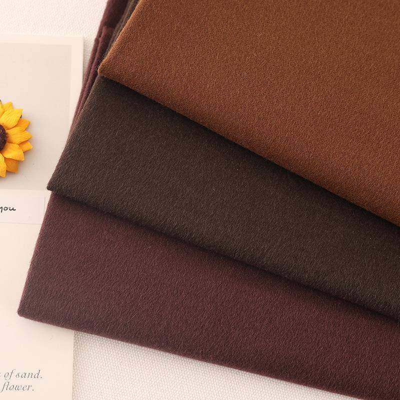 203100支全0羊毛1精纺素色毛NRM呢布料春秋裙裤外套双面呢面料