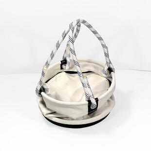 心制鹏工圆形工具收纳包大容加厚量帆布提桶电包手园林水工具1614